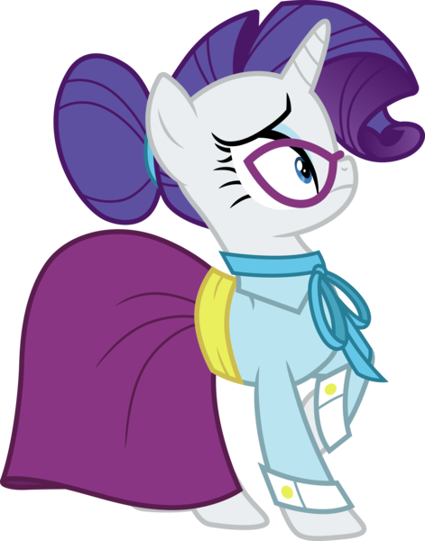 Size: 3000x3819 | Tagged: safe, artist:cloudy glow, derpibooru import, rarity, unicorn, g4, female, horn, image, png, schoolmarm rarity, simple background, solo, transparent background, vector