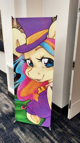 Size: 2340x4160 | Tagged: safe, artist:midnightpremiere, derpibooru import, oc, oc:golden gates, unofficial characters only, babscon, babscon mascots, image, jpeg, photo, solo