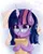 Size: 2780x3480 | Tagged: safe, artist:krymak, derpibooru import, twilight sparkle, pony, unicorn, g4, detailed eyes, ear fluff, female, freckles, glasses, glowing horn, have a nice day, horn, image, levitation, magic, mare, png, scroll, simple background, talking to viewer, telekinesis