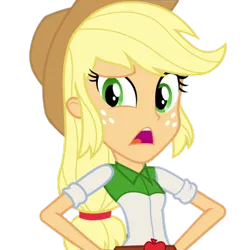 Size: 2000x2000 | Tagged: safe, derpibooru import, edit, edited screencap, editor:cutler1228, screencap, applejack, equestria girls, g4, female, image, not a vector, png, simple background, transparent background