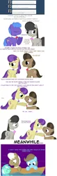 Size: 1280x3898 | Tagged: safe, artist:erthilo, derpibooru import, beauty brass, concerto, fiddlesticks, frederic horseshoepin, lyra heartstrings, octavia melody, parish nandermane, earth pony, sea pony, ask octavia, g4, apple family member, ask, bowtie, image, ocean, png, symphony song, tumblr, water