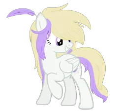 Size: 2054x1867 | Tagged: safe, artist:izzakenna, derpibooru import, oc, oc:naomi feather, unofficial characters only, pegasus, pony, feather, feather in hair, image, png, simple background, solo, transparent background