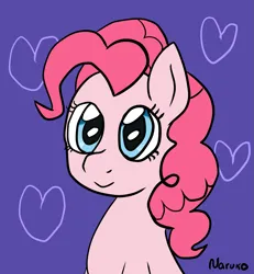 Size: 1773x1920 | Tagged: safe, artist:wrath-marionphauna, derpibooru import, pinkie pie, g4, heart, image, png, smiling, solo