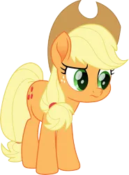 Size: 3000x4046 | Tagged: safe, artist:cloudy glow, derpibooru import, applejack, earth pony, pony, g4, applejack's hat, cowboy hat, hat, image, movie accurate, png, simple background, solo, transparent background, vector