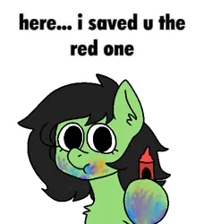 Size: 432x474 | Tagged: safe, derpibooru import, oc, oc:anonfilly, earth pony, pony, awwnonfilly, crayon, crayon eating, cute, female, filly, foal, image, mare, meme, png, solo