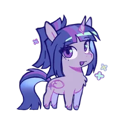 Size: 1278x1296 | Tagged: safe, artist:cowboypony, derpibooru import, twilight sparkle, twilight sparkle (alicorn), alicorn, g1, g4, blue, chibi, cute, image, my little pony, png, princess, purple, unshorn fetlocks, wings