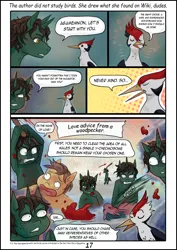Size: 1059x1500 | Tagged: safe, artist:fomminator, derpibooru import, oc, oc:jonathan chiang, unofficial characters only, bird, pony, unicorn, comic:ponyville wedding, baseball bat, blood, comic, dialogue, horn, image, jpeg, male, speech bubble, stallion, teary eyes, woodpecker