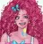 Size: 1638x1695 | Tagged: safe, artist:raritmiu, derpibooru import, pinkie pie, human, equestria girls, g4, bare shoulders, big hair, blue eyes, braces, crazy eyes, crazy face, curly hair, cutie mark on human, ear piercing, earring, faic, female, food, gritted teeth, gum, human coloration, image, jewelry, jpeg, looking at you, piercing, pink hair, smiling, smiling at you, solo, solo female, teenage girls, teenager, teeth
