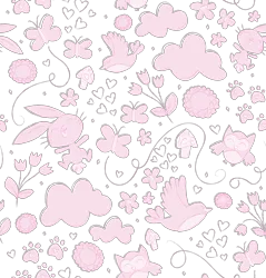 Size: 6500x6812 | Tagged: safe, derpibooru import, official, angel bunny, fluttershy, bird, owl, rabbit, equestria girls, g4, .svg available, animal, cloud, cutie mark, flower, g4 brand assets, heart, image, implied fluttershy, mushroom, my little pony equestria girls: better together, no pony, pattern, patterned background, paw prints, png, simple background, sunflower, transparent background, tulip, vector