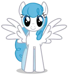 Size: 687x759 | Tagged: safe, derpibooru import, dhx media, white lightning, pegasus, pony, g4, leak, female, front view, image, mare, my little pony, png, simple background, solo, spread wings, transparent background, wings