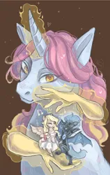 Size: 3143x4977 | Tagged: safe, derpibooru import, oc, oc:marshmallow bombshell, oc:trititaty, unofficial characters only, bat pony, pegasus, pony, robot, robot pony, bat pony oc, blonde hair, blonde mane, blue eyes, blue mane, blue tail, choker, clothes, crown, dancing, dress, female, gray coat, hologram, image, jewelry, jpeg, magic, male, piercing, pigtails, pink coat, regalia, robot pony oc, tail, wedding dress, wedding suit