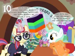 Size: 1032x774 | Tagged: safe, artist:8-notes, artist:aimeelovesu, artist:andoanimalia, artist:bronybyexception, artist:cloudshadezer0, artist:emedina13, artist:estories, artist:hombre0, artist:lnx1ynight16, artist:selenaede, artist:velveagicsentryyt, derpibooru import, moondancer, pipp petals, zipp storm, oc, oc:tinker toy, unicorn, g4, g5, board game, cards against humanity, contract, female, glasses, horn, image, jpeg, jumanji, living toy, mall, monopoly, playing, present, royal sisters (g5), siblings, sisters, the settlers of catan, toy store