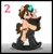 Size: 1280x1300 | Tagged: safe, artist:applec1234, ponerpics import, oc, oc:chloe adore, unofficial characters only, pony, unicorn, ear piercing, female, image, latex, lipstick, liquid latex, magic, mare, passepartout, piercing, png, rocking horse, show accurate, telekinesis