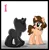 Size: 1280x1300 | Tagged: safe, artist:applec1234, ponerpics import, oc, oc:chloe adore, unofficial characters only, pony, unicorn, collar, ear piercing, female, image, latex, lipstick, mare, passepartout, piercing, png, rocking horse, seams, show accurate