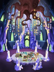 Size: 5298x7000 | Tagged: safe, derpibooru import, official, boneless, mr. turnip, equestria girls, g4, .ai available, .svg available, alicorn amulet, amulet, amulet of aurora, background, book, candle, crown, crown of grover, crystal, cup, cutie map, dice, equestria girls specials, feather, g4 brand assets, glowpaz, golden oaks chandelier, horseshoes, image, jewelry, knuckerbocker's shell, lantern, magical artifact, my little pony equestria girls: spring breakdown, no pony, phoenix feather, png, regalia, rubber chicken, scroll, shell, staff, staff of sameness, statue, talisman, talisman of mirage, teacup, throne room, treasure chest, tree, tree of memories, turnip, twilight's castle, vector, wand