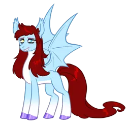 Size: 600x600 | Tagged: safe, derpibooru import, oc, unofficial characters only, bat pony, angry, female, grin, heterochromia, hot, image, looking at you, png, psycho, scary, sexy, simple background, smiling, solo, spread wings, transparent background, wings