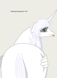 Size: 2000x2700 | Tagged: suggestive, artist:cassandra211190, derpibooru import, oc, oc:κασσάνδρα, alicorn, pony, alicorn oc, butt, horn, image, png, wings