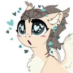 Size: 512x512 | Tagged: safe, artist:alrumoon_art, derpibooru import, oc, oc:dima, unofficial characters only, pegasus, pony, heart, image, png, solo, sticker