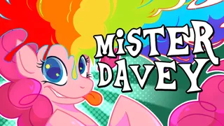 Size: 1280x720 | Tagged: safe, artist:misterdavey, artist:skaluli, derpibooru import, pinkie pie, g4, clown wig, female, image, png, solo, thumbnail, tongue out