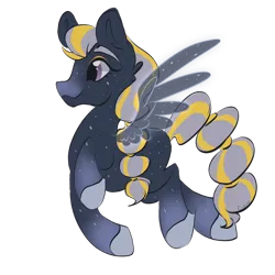 Size: 2048x2048 | Tagged: safe, artist:cupute, derpibooru import, horse, pegasus, big ears, black coat, bubble braids, closed mouth, clothes, colored hooves, cute, ears up, flying, freckles, gradient legs, gradient muzzle, gray mane, gray tail, grin, halley (wild manes), hooves, image, nonbinary, png, see-through, simple background, smiling, solo, speckled, spots, spread wings, stars, tail, tied mane, tied tail, transparent background, transparent wings, wild manes, wings, yellow mane, yellow tail