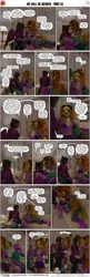 Size: 2000x6210 | Tagged: safe, artist:stellarator, derpibooru import, adagio dazzle, oc, oc:peach cobbler, oc:ruby cabernet, anthro, unguligrade anthro, comic:we will be adored, comic:we will be adored part 62, g4, 3d, blender, blender cycles, breasts, collar, comic, gem, head in lap, hug, image, not sfm, png, siren gem, surprise hug, vulgar