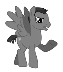 Size: 4661x5344 | Tagged: safe, artist:alicesponycorner, derpibooru import, oc, ponified, pegasus, pony, angry, buzz cut, grayscale, hurricane, image, la haine, male, monochrome, png, short hair, show accurate, stallion, vector, very short hair, vincent cassel, vinz, walking, written equestrian