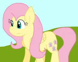 Size: 910x727 | Tagged: safe, artist:cmara, derpibooru import, fluttershy, pegasus, g4, female, image, png, solo