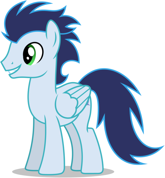 Size: 4184x4534 | Tagged: safe, artist:creedyboy124, derpibooru import, soarin', pegasus, pony, g4, folded wings, happy, image, male, png, simple background, solo, stallion, transparent background, vector, wings