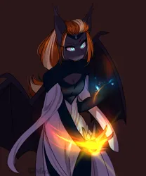 Size: 1744x2098 | Tagged: safe, artist:mediasmile666, derpibooru import, oc, anthro, bat pony, pony, breasts, cleavage, clothes, dress, evening gloves, fingerless elbow gloves, fingerless gloves, gloves, image, long gloves, png, pony oc