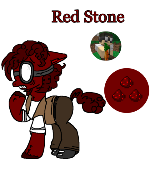 Size: 1343x1678 | Tagged: safe, artist:xxduncandonutxx, derpibooru import, oc, ponified, unofficial characters only, earth pony, pony, goggles, image, meme, minecraft, png, ponified meme, rule 85, simple background, solo, transparent background