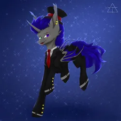 Size: 1024x1024 | Tagged: safe, artist:shinech9, ponerpics import, oc, unofficial characters only, pony, clothes, image, jpeg, male, solo, stallion, tuxedo