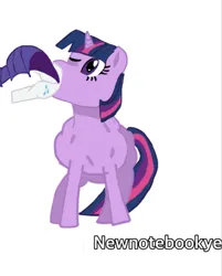 Size: 617x766 | Tagged: suggestive, artist:newnotebookye, derpibooru import, rarity, twilight sparkle, pony, g4, eyes closed, eyes open, female, filly, foal, image, jpeg, my little pony, open mouth, simple background, solo, solo female, standing, stomach, stomach noise, vore, white background