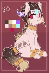 Size: 1292x1910 | Tagged: safe, artist:amiicommissions, derpibooru import, oc, oc:iris, earth pony, pony, female, image, mare, png, reference sheet, solo