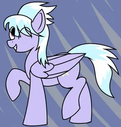 Size: 691x726 | Tagged: safe, artist:sythenmcswig, derpibooru import, cloudchaser, pegasus, pony, g4, female, image, looking at you, mare, one eye closed, png, raised hoof, wink, winking at you