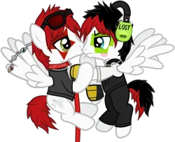 Size: 1734x1405 | Tagged: safe, artist:lightningbolt, derpibooru import, ponified, pegasus, pony, .svg available, angry, awsten knight, blushing, clothes, collar, crossed hooves, derpibooru exclusive, duo, duo male, dyed mane, dyed tail, earmuffs, feather ring, fingerless gloves, flying, frown, gay, gloves, grin, heterochromia, image, jewelry, kissing, leash, lidded eyes, long sleeves, looking at each other, looking at someone, makeup, male, necklace, overalls, png, ring, self paradox, self ponidox, selfcest, shipping, shirt, show accurate, simple background, smiling, soulsucker, spread wings, st*rfucker, stallion, sunglasses, sunglasses on head, t-shirt, tail, transparent background, undershirt, vector, waterparks, wing ring, wings