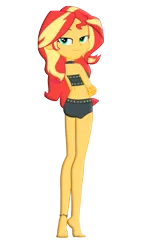 Size: 1007x1693 | Tagged: suggestive, artist:invisibleink, artist:paco777yuyu, derpibooru import, sunset shimmer, equestria girls, g4, ankles, anklet, barefoot, beach, beach shorts swimsuit, black bikini, clothes, crossed arms, feet, female, fetish, foot fetish, heel pop, high heels, image, jewelry, lidded eyes, looking back, looking over shoulder, nudity, png, rear view, sexy, shoes, simple background, smiling, smug, soles, solo, solo female, summer, sunset shimmer swimsuit, sunset shimmer's beach shorts swimsuit, tiptoe, transparent background