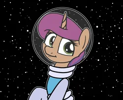 Size: 2048x1674 | Tagged: safe, artist:ewoudcponies, derpibooru import, oc, oc:jazzy saddles, unofficial characters only, pony, unicorn, bust, female, horn, image, mare, png, solo, space, spacesuit