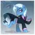 Size: 2290x2290 | Tagged: safe, artist:scarffist, derpibooru import, trixie, pony, unicorn, g4, base used, clothes, cool, derpibooru exclusive, evil, evil grin, eyeshadow, gradient background, grin, horn, image, long tail, makeup, male, necktie, png, purple eyes, rule 63, running, short mane, smiling, solo, tail, tristan, zoom layer