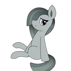 Size: 2340x2340 | Tagged: safe, artist:nhm, ponerpics import, marble pie, pony, female, image, mare, png, simple background, smug, solo, transparent background