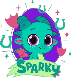 Size: 1420x1521 | Tagged: safe, derpibooru import, official, sparky sparkeroni, dragon, g5, my little pony: tell your tale, .ai available, .svg available, baby, baby dragon, g5 brand assets, image, male, png, simple background, solo, transparent background, vector