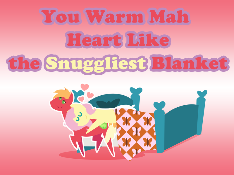 Size: 2880x2160 | Tagged: safe, anonymous artist, derpibooru import, big macintosh, fluttershy, earth pony, pegasus, pony, series:fm holidays, g4, alternate hairstyle, bed, bed mane, cuddling, duo, eyes closed, female, floating heart, fluttermac, gradient background, heart, high res, holiday, hug, image, lidded eyes, lineless, male, mare, messy mane, outline, png, pointy ponies, shipping, short mane, sleeping, smiling, stallion, straight, text, valentine, valentine's day, valentine's day 2025, wings, wings down