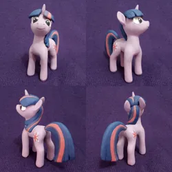 Size: 2160x2160 | Tagged: safe, artist:lef-fa, derpibooru import, twilight sparkle, pony, unicorn, g4, clay, clay figure, craft, female, figurine, horn, image, irl, jpeg, mare, photo, sculpture, solo