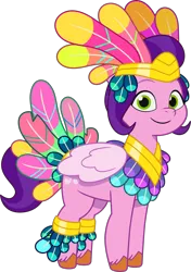 Size: 2561x3645 | Tagged: safe, derpibooru import, official, pipp petals, pegasus, pony, g5, spoiler:tyts02e37, .ai available, .svg available, clothes, costume, female, folded wings, image, jewelry, mare, nightmare night, nightmare night costume, png, regalia, simple background, smiling, solo, transparent background, unshorn fetlocks, vector, wings