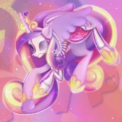 Size: 5000x5000 | Tagged: safe, artist:kittencoffin, derpibooru import, princess cadance, alicorn, pony, skeleton pony, g4, bone, freeny's hidden dissectibles, image, my little pony, png, princess, skeleton, solo