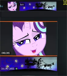 Size: 874x990 | Tagged: safe, derpibooru import, starlight glimmer, pony, unicorn, g4, call of duty, call of duty: black ops 3, emblem, emblem editor, female, horn, image, png, solo