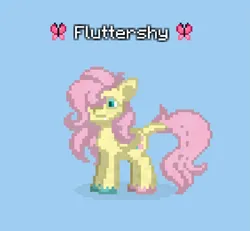 Size: 2179x2016 | Tagged: safe, artist:furhoof64, derpibooru import, fluttershy, pegasus, pony, pony town, g4, cropped, element of generosity, element of honesty, element of kindness, element of laughter, element of loyalty, element of magic, elements of harmony, game screencap, image, luminouskingdom, png, solo