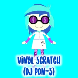 Size: 1280x1280 | Tagged: safe, artist:tttemlp123, derpibooru import, vinyl scratch, equestria girls, g4, female, image, jpeg, lalaloopsy, solo