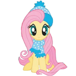 Size: 3464x3464 | Tagged: safe, artist:siobhfitz1798, derpibooru import, edit, edited screencap, screencap, fluttershy, pegasus, g4, clothes, female, image, not a vector, png, simple background, transparent background, winter outfit