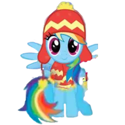 Size: 3464x3464 | Tagged: safe, artist:siobhfitz1798, derpibooru import, edit, edited screencap, screencap, rainbow dash, g4, clothes, female, image, not a vector, png, simple background, transparent background, winter outfit