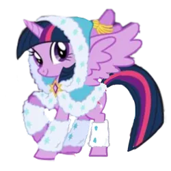 Size: 3464x3464 | Tagged: safe, artist:siobhfitz1798, derpibooru import, edit, edited screencap, screencap, twilight sparkle, alicorn, pony, g4, clothes, female, image, not a vector, png, simple background, transparent background, winter outfit